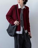 Looney Round Crop Cardigan