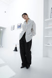 cut out black pants