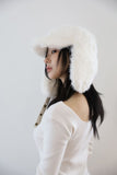 Bear Boucle Earflap Hat