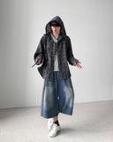 Maria Check Hood Shirts