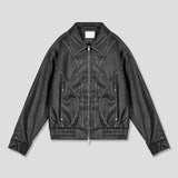 Mayson Rivet Leather Jacket