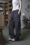 shirring wide pants