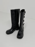 Cult Buckle Round Long Boots