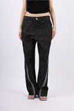 curved tape denim