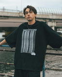 [AG] Slinky Graphic Half Tee