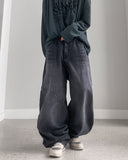 Spico Maxi Balloon Black Denim