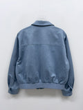Steel Western Suede Blouson