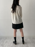 Stitch Banding Midi Skirt