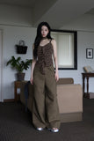 Dia cut wide pants