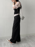 Launer Pocket Two-Tuck Wide Slacks