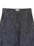 Oki Striped Wide Denim