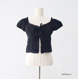Arora shirring ribbon t-shirt