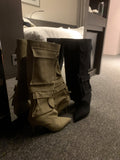 PerinBam Vintage Cargo Long Boots