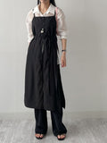Wrinkle See-through Oversized Shirt