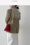 [Belt SET] Cotton H-line Long Skirt