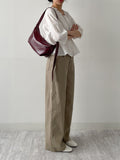 Frill V-neck Three Quarter Blouse