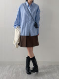 Pony Layered Overfit Long Shirt