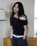 Low mesh off tee