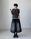 Upi Studded Bermuda Denim