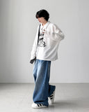 Kuma Lettering Balloon Denim