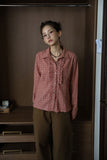 Annie Check Frill Shirt