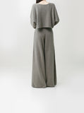[Premium] Whole garment cashmere raglan knitwear