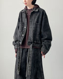 Hermes Belt Denim Jacket