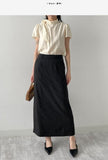 Rivet Stripe H-Line Skirt