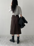 Jude Pintuck A-Line Midi Skirt