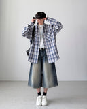 Plia Check Over Shirt