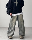 Vitic Layered Wide Denim