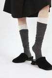 Flat ribbed socks