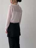 [Planning] Linen Viscose U-neck Knit