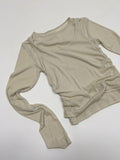 Deman Shirring Layered Long Sleeve T-shirt