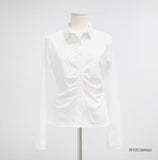 Natty Line Shirring Shirt