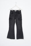 (W) Dad Bootscut Black Denim