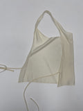 [Bustier SET] Clean Halterneck Layered Blouse