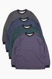 Stone stripe long sleeve tee