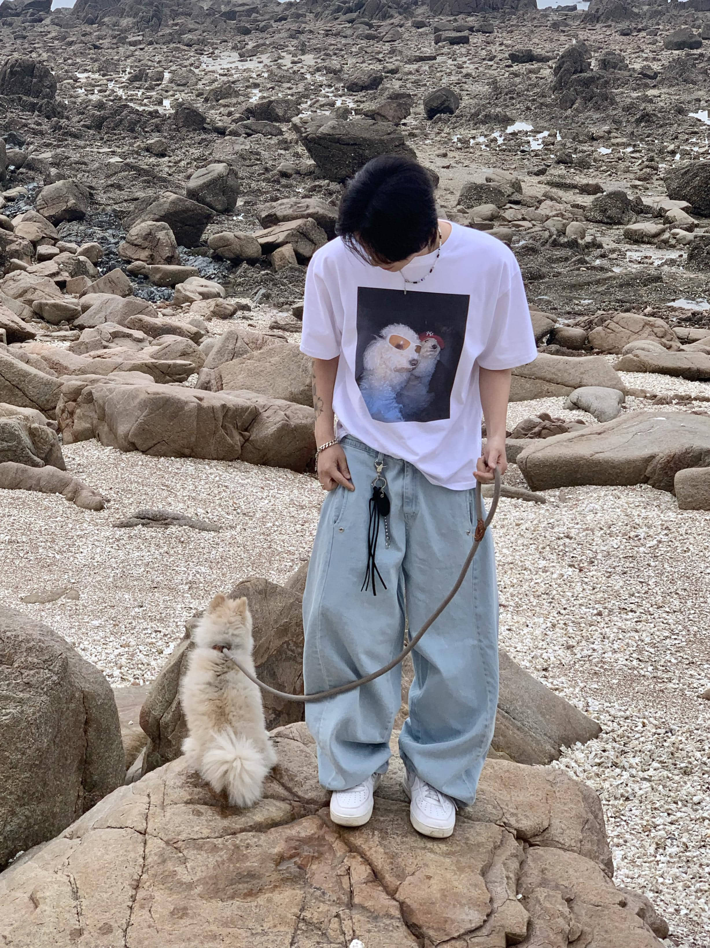 【DISCERNMENT】HIP DOG half T-shirts DISCERNMENT (ディーサーメント) - ヒップドッグ半袖Tシャツ