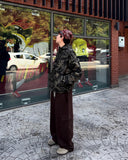 Ray Camo Hood Bomber Jacket