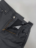 Matte leather wide half pants
