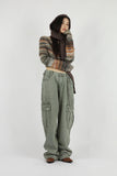 Knit hoodie balaclava
