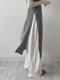 End Two-Tuck Nylon Banding Wide Pants