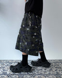 Flower Camo Cargo Bermuda Pants