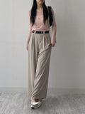 Boatneck See-Through Knit T-Shirt