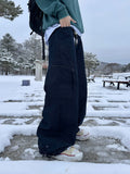 Capital Diagonal Zipper Raw Denim Pants
