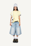 Lolly Color Matching Roll-up T-shirt