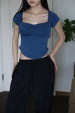 Bell frill cap sleeveless