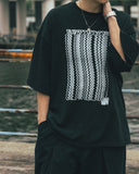 [AG] Slinky Graphic Half Tee