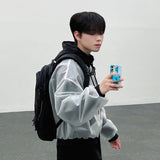 Translucence plastic zip-up